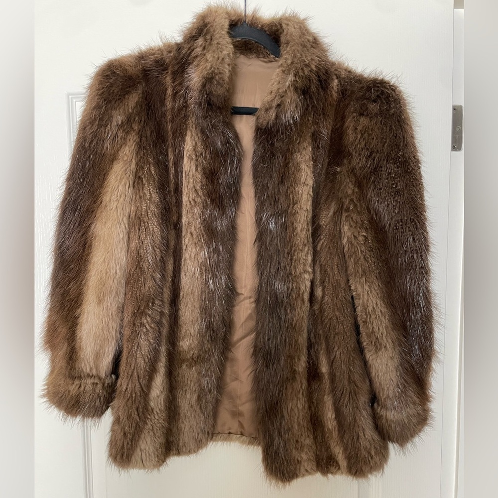 Elegant Brown Teddy Jacket